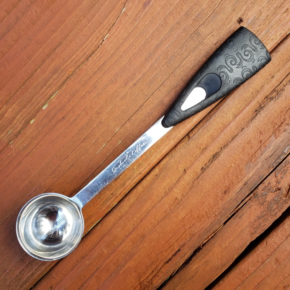 Starbucks Coffee Heavy Duty Metal Coffee Scoop (2 Tablespoons) With Handle